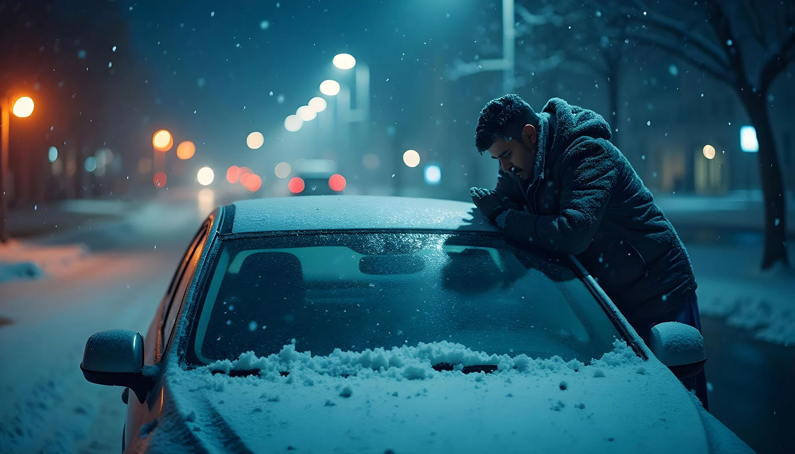 Réparation de pare-brise en hiver